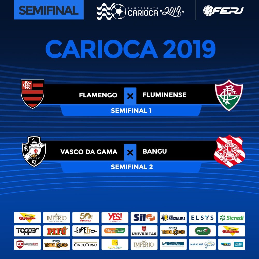 Semifinal do Carioca: Fla-Flu ser\u00e1 s\u00e1bado, e Vasco enfrenta o Bangu no ...