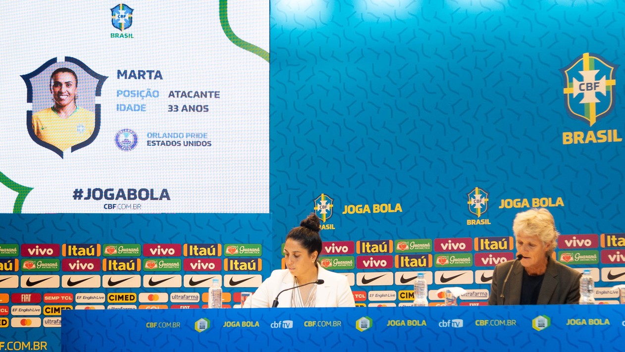 Com Marta na lista, Pia Sundhage faz primeira convoca\u00e7\u00e3o da sele\u00e7\u00e3o ...